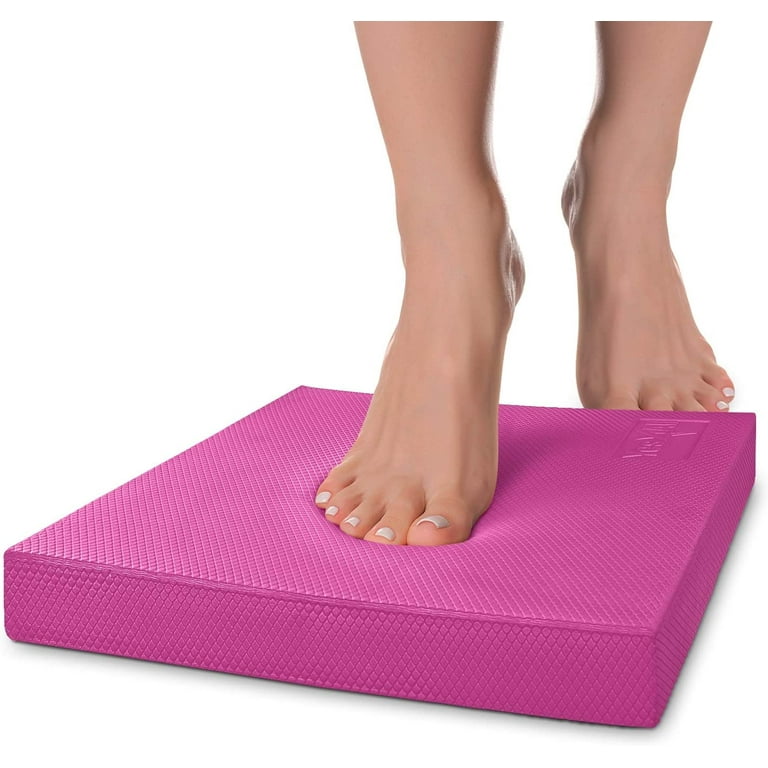 Yes4All Yoga Balance Board Balance Foam Pad Large Pink Walmart