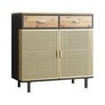 thumbnail image 1 of YesFashion 31.5" Wide Buffet Cabinet Sideboard Cabinet with 2 Doors & 2 Drawers, Easy Assembly Accent Cabinet for Hallway, Entry, Living Room 31.50 x 13.78 x 31.50in, 1 of 1