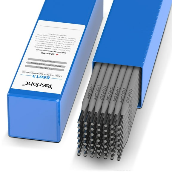 YesRight E6013 Welding Rods 1/8'' Carbon Steel Stick Welding Electrodes ARC Welding Equipment for Home Repairs 5LB