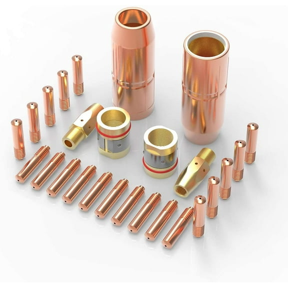 YesWelder MIG Welding Gun Accessory Kit, .035" Tip-Nozzle-Diffuser, for Miller/Hobart