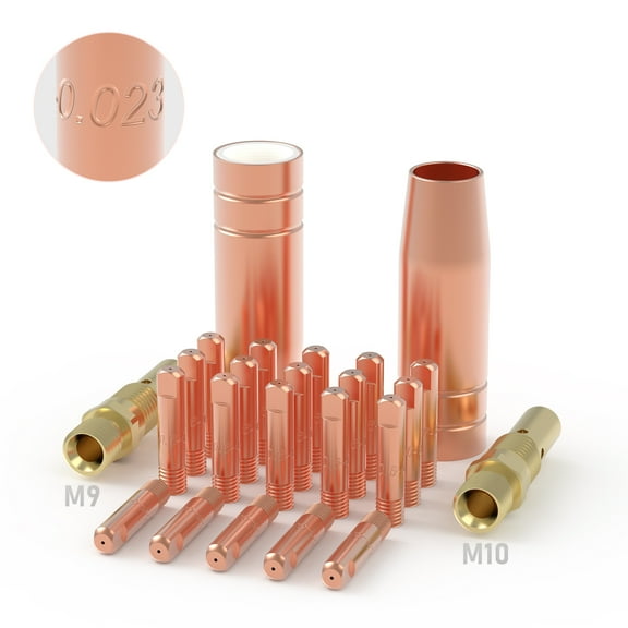 YesWelder MIG Welding Gun Kit with .023" Tip, Nozzle, and Diffuser