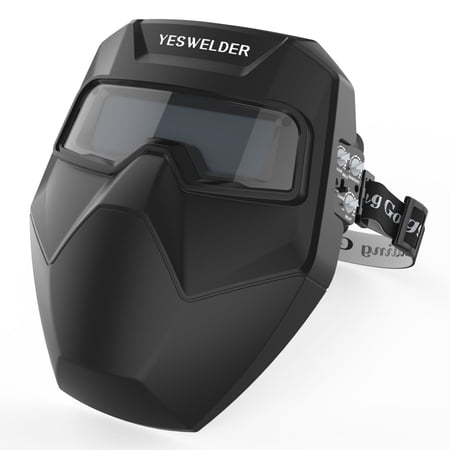 YesWelder True Color Auto Darkening Welding Goggles, Wide Shade Range with Grinding, TIG MIG ARC Plasma Cut