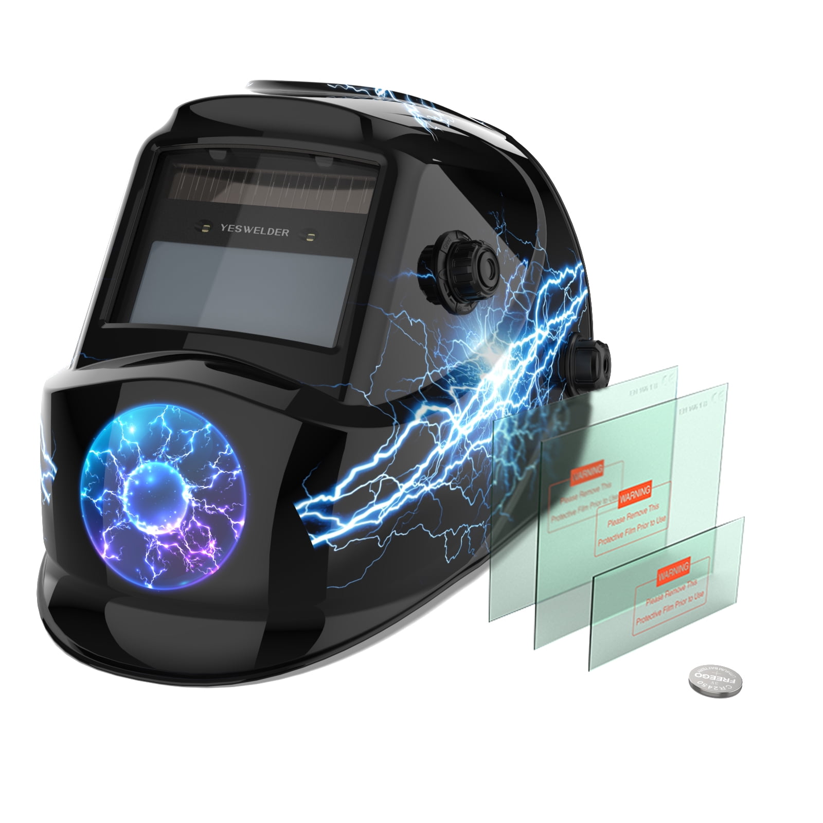 YesWelder Welding Helmet, True Color Auto Darkening Welding Mask, for Tig/Mig/Stick