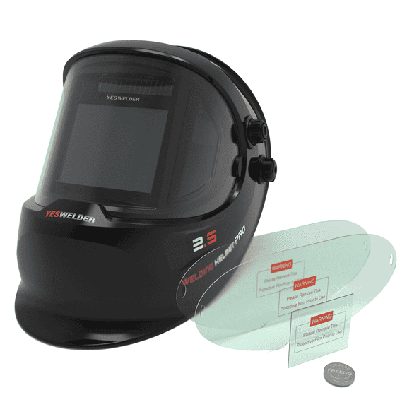YesWelder Welding Helmet, True Color Auto Darkening welding mask with Side View