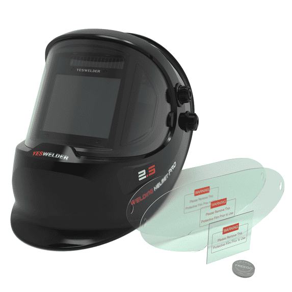 YesWelder Welding Helmet, True Color Auto Darkening welding mask with Side View