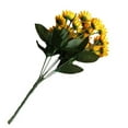 thumbnail image 1 of Yesbay 1 Bouquet 15 Heads 7 Branches Artificial Faux Silk Sunflower Home Party Decor,Artificial Flower, 1 of 7