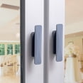 thumbnail image 1 of Yesbay 1 Pair Cabinet Handle Punch-free Self-adhesive Cabinet Cupboard Door Pull Handle Home Supply, 1 of 8