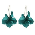 thumbnail image 1 of Yesbay 1 Pair Petal Pendant Drop Earrings Long Style Dangle Earrings Women Piercing Hook Earrings Jewelry Gift, 1 of 7