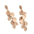 thumbnail image 1 of Yesbay 1 Pair Women Petal Earrings Retro Anti-allergy Lightweight Ear Decoration Jewelry Prom Cocktail Party Hanging Earrings Long Dangle Earrings, 1 of 7