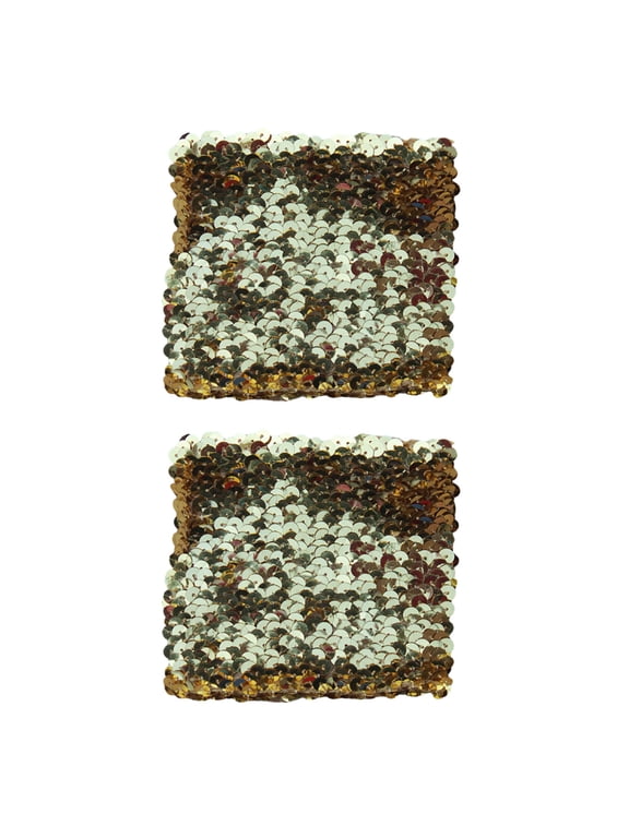 1 Pair Women Shiny Sequins Bracelets Stretchy Sparkling Bracelet Cuffs Cosplay Dance Party Props