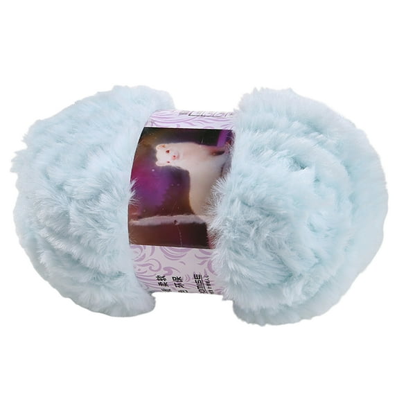 Yesbay 1 Roll 50g Fluffy Skin-frendly Crochet Thread Polyester Clear Texture Knitting Cotton Yarn Clothing Accessories