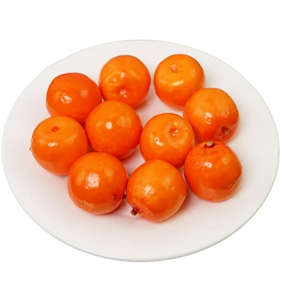 Yesbay 10 Pcs/Bag Artificial Fruit Foam Vibrant Color Realistic Mini Photo Props Crafts Dining Table Decor Fake Vegetable Home Supplies