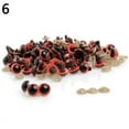 thumbnail image 1 of Yesbay 100 Pcs 8-20mm Plastic Safety Eyes for Teddy Bear Doll Animal Puppet Craft DIY, 1 of 8