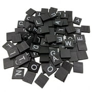Yesbay 100 Pcs English Letter Alphabet Wooden Cube Blocks Game Educational Toy,Wooden Blocks