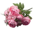 thumbnail image 1 of Yesbay 1Pc Artificial Peony Fake Flower Home Wedding Party Festival Decor,Rose Pink, 1 of 8