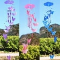 thumbnail image 1 of Yesbay 1Pc Bright Color Zakka Butterfly Wind Chimes Ornament Home Room Decor,Pink, 1 of 7
