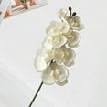 thumbnail image 1 of Yesbay 1Pcs Artificial Moth Orchids Realistic Fake Silk Flower Wedding Party Table Centerpiece Faux Phalaenopsis Floral Branch Decoration, 1 of 7
