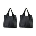 thumbnail image 1 of Yesbay 2 Pcs Foldable Shopping Bag 25kg Load-capacity Reusable Grocery Bag Holder Tote Bags, 1 of 8