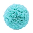 thumbnail image 1 of Yesbay 20cm Artificial Rose Silk Flower Ball Hanging Wedding Party Decor Centerpiece,Sky Blue, 1 of 8