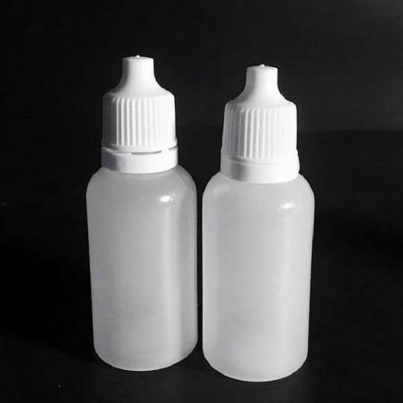 Yesbay 20ml Mini Empty Plastic Squeezable Liquid Dropper Eye Drops Refillable Bottle