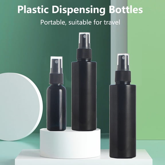 Yesbay 2Pcs 150ml Spray Bottles with Lid Portable Small Cosmetic Perfume Liquid Atomizer Bottles Travel Accessories for Trip