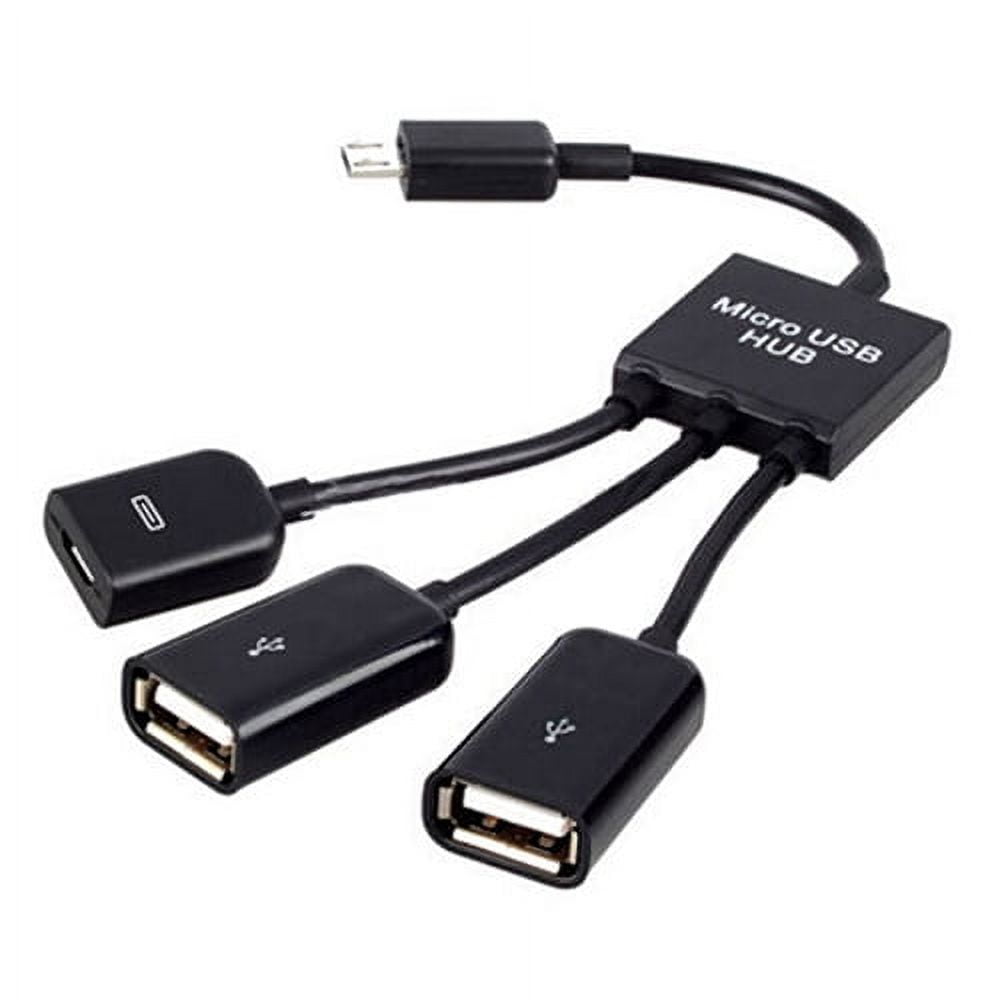 CableCreation Cable adaptador micro USB + USB C a USB 2.0 hembra, cable USB  C corto de 0.6 pies y micro USB OTG, compatible con Pixel 3 XL 2 XL