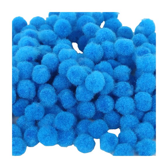 Yesbay 300 Pcs Pom Poms for Crafting 10mm Fluffy Felt Balls Fuzzy Pompoms for Dolls Garland DIY Crafts Decorations