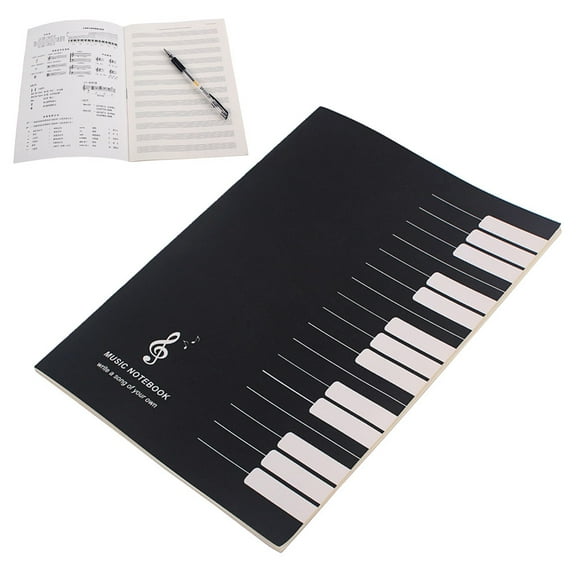 Yesbay 32 Pages Music Notes Stave Writing Drawing Record Paper Notebook Musician Tool