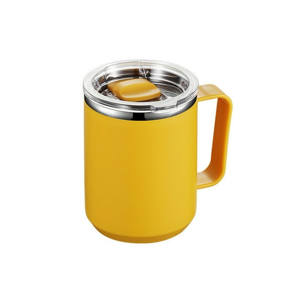 Yesbay 450ML Water Bottle Double Layer Portable Vacuum Insulation PP Material Stainless Steel Insulated Cup Gifts