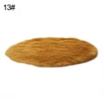 thumbnail image 1 of Yesbay 45cm Floor Round Soft Fluffy Seating Chair Sofa Rug Carpet Cover Cushion,Yellow Camel, 1 of 8