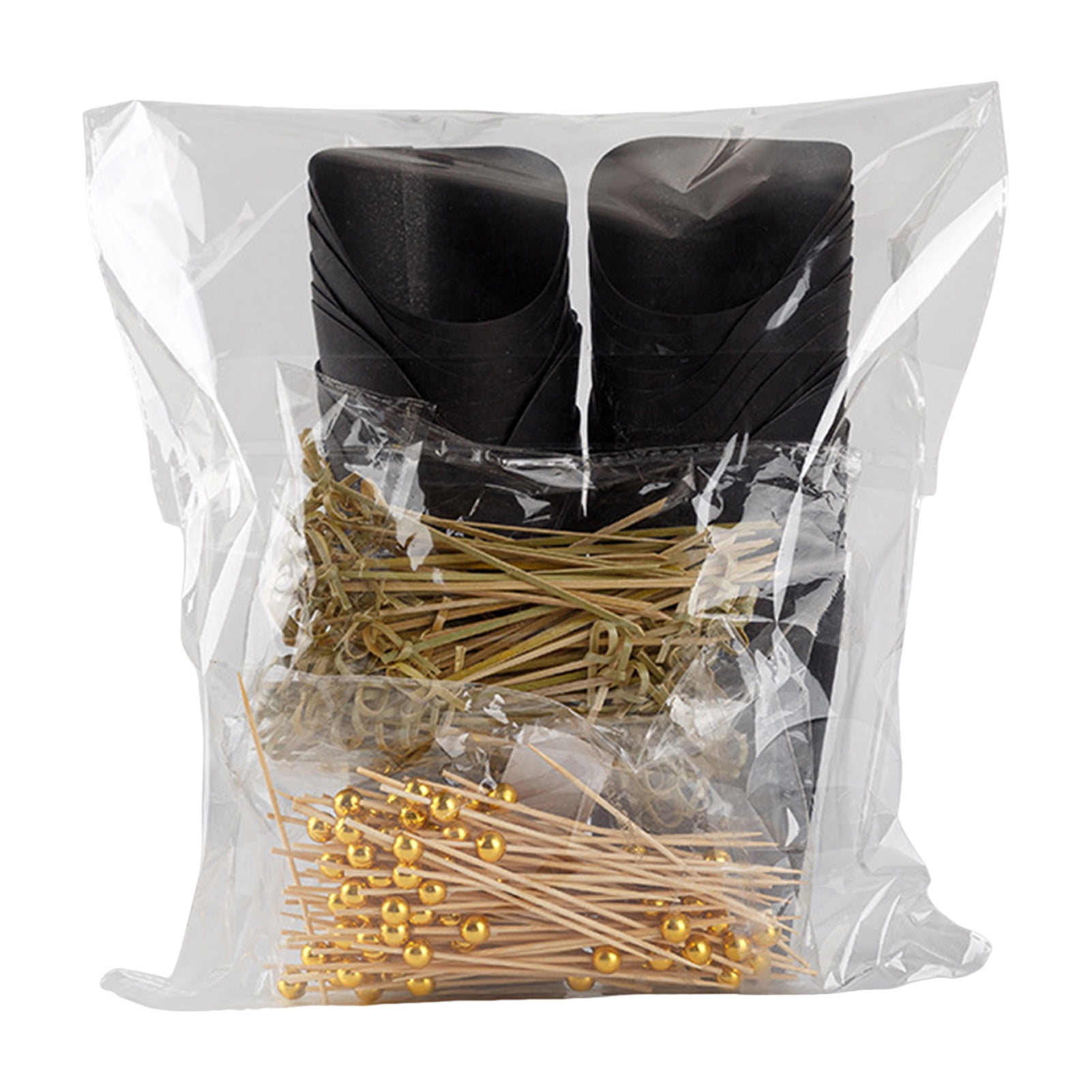 Yesbay 50 Pcs French Fries Holder Disposable Snack Cups with Skewers ...