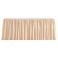 thumbnail image 1 of Yesbay 6FT Table Skirt for Rectangle Tables Wrinkle Resistant Pleated Tablecloth Reusable Ruffle Table Cloth for Christmas, 1 of 8
