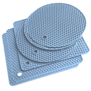 KLEX 15 Silicone Oven Mitts and Cotton Potholders 4pcs Set, 932°F