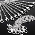 thumbnail image 1 of Yesbay 80 Pcs Fashion Silver Plated Bracelet Necklace Extenders Chain Jewelry Findings,Extension Chain, 1 of 7