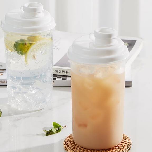 Yesbay 800ML Juice Cup Food Grade Minimalist BPA Free Clear Visual Design Beverage Mug Household Supplies