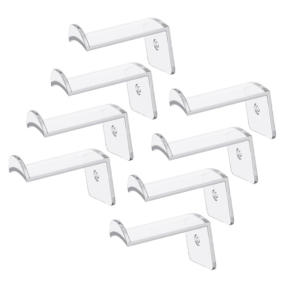 Yesbay 8Pcs Hat Hooks Cowboy Hat Racks Strong Adhesive Wall Mount Cap Holder Baseball Cap Organizers