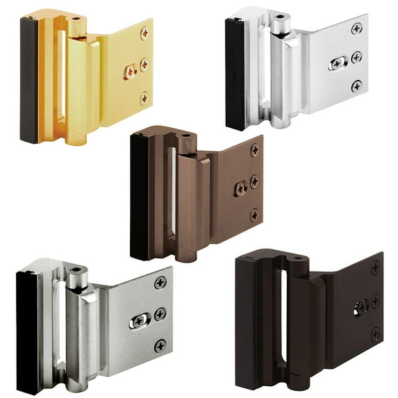 Yesbay Aluminium Alloy Home Door Reinforcement Lock Security Stopper Hardware Nickel Color