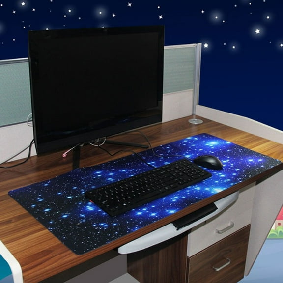 Yesbay Anti-slip Laptop Computer Gaming Large Mouse Pad Keyboard Mat,Rubber Extra Extended Mat,Blue