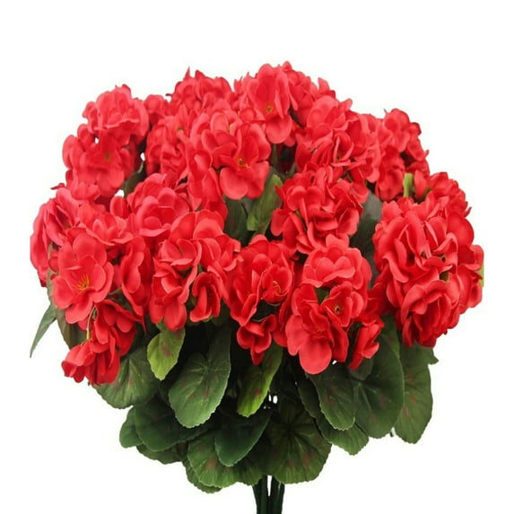 Yesbay Artificial Begonias Bunch Reusable Wedding Party Decor Faux Flowers Fake Begonia Flowers