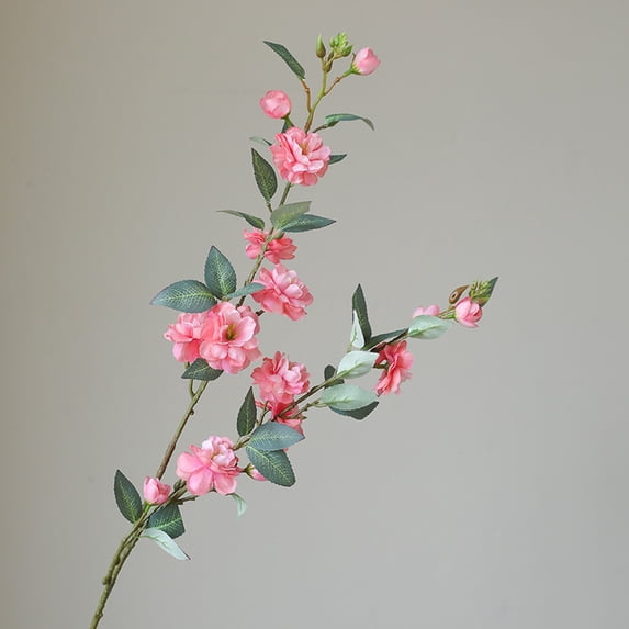 Yesbay Artificial Flower Stems Faux Silk Fake Flowers with Long Stems Faux Flower Branches for Home Wedding Table Decor