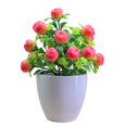 Yesbay Artificial Potted Plants Realistic Fake Mini Fruits Tree,Plastic