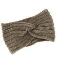 thumbnail image 1 of Yesbay Autumn Winter Women Cross Knitted Headband Warm Stretch Sport Hair Band Headwear, 1 of 7