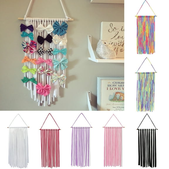 Yesbay Baby Hair Accessories Clip Bow Wall Hanging Holder Organizer Nursery Decor,Hair Accessories Holder