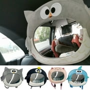 Yesbay Baby Seat Mirror Reflective Large Vision Acrylic Cartoon Safety Back Babyview Mirror Household Supplies