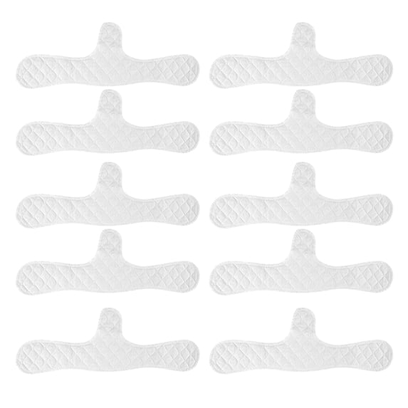 Yesbay Bra Liner Reusable Washable Under-Breast Sweat Absorber Pads Women Odor Control Cotton Breast Pad Moisture Wicking Boob Insert Lining