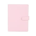 thumbnail image 1 of Yesbay Button Snap On Notebook Journal Agenda Planner Book Diary Faux Leather Cover,Pink A6, 1 of 8