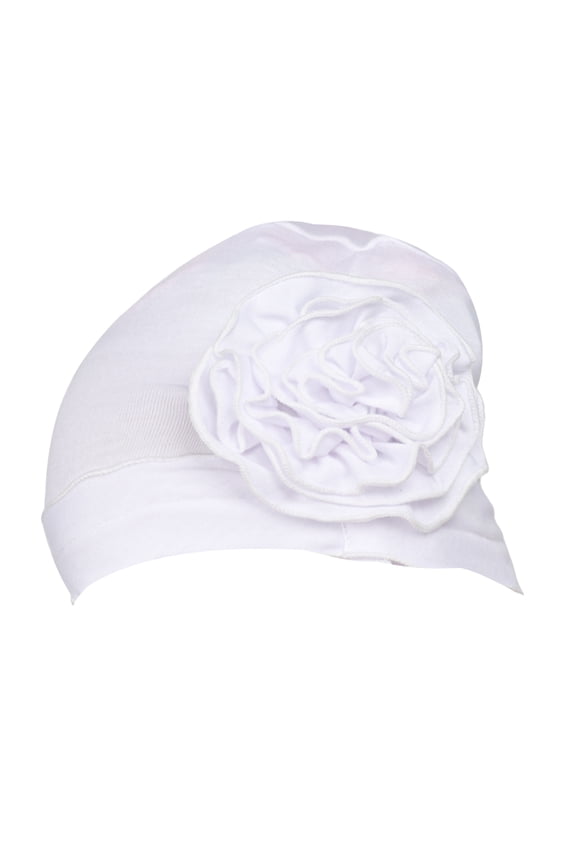 Chemo Headwear for Women with Hair Loss Elastic Chemotherapy Hats with Flower Multifunctional Breathable Beanie for Sleep Outdoor Activities