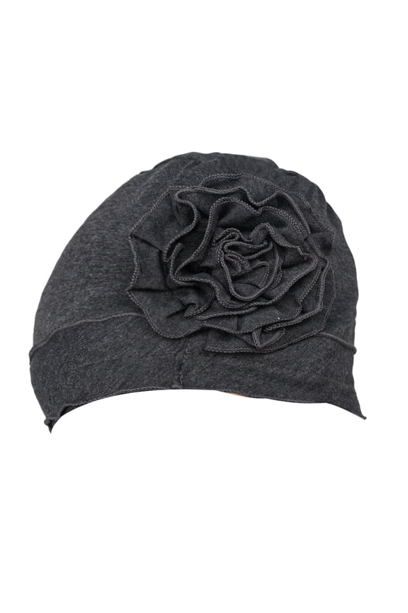 Chemo Headwear for Women with Hair Loss Elastic Chemotherapy Hats with Flower Multifunctional Breathable Beanie for Sleep Outdoor Activities