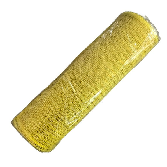 Yesbay Christmas Poly Mesh Ribbon ,Metallic Mesh Ribbon Foil Decorative Mesh Rolls for DIY Wreath Crafts Party Decoration