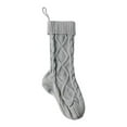 thumbnail image 1 of Yesbay Christmas Stockings 20 inch Large Cable Knit Stockings Fireplace Hanging Goodie Bags for Xmas Tree Holiday, 1 of 8